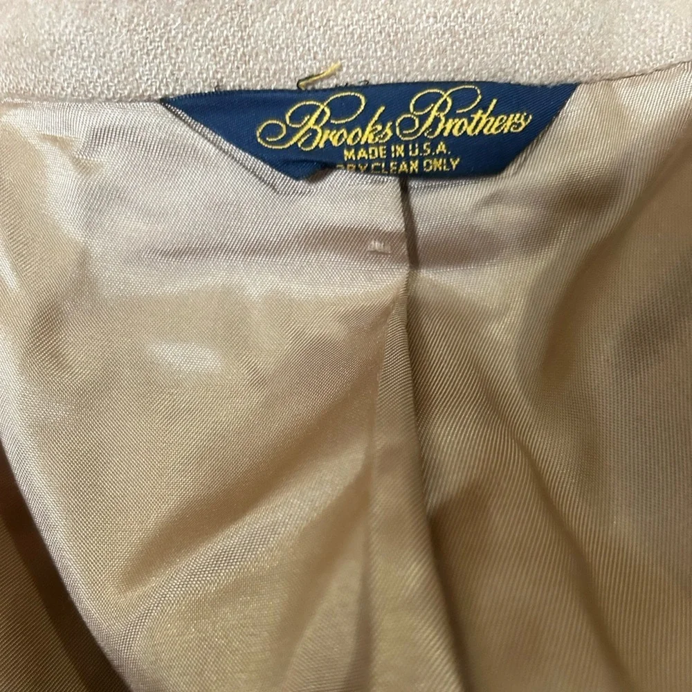 Brooks Brothers Beige Camelhair Blazer